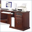 ADD TO YOUR SET: Kathy Ireland Home by Martin Furniture Huntington Club Right Computer Return in Distressed Cherry