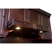 Kathy Ireland Home by Martin Furniture Mount View Storage Hutch with Pull-out Task Light