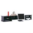 ADD TO YOUR SET: Kathy Ireland Home by Martin Furniture Tribeca Loft Black Office Long Reception Hutch