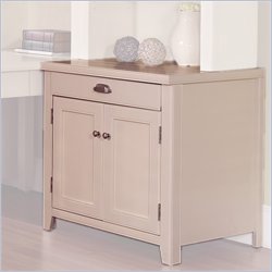 Kathy Ireland Home by Martin Furniture Tribeca Loft White Office Door Base