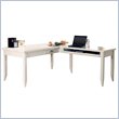 ADD TO YOUR SET: Kathy Ireland Home by Martin Furniture Tribeca Loft White Return for Writing Table