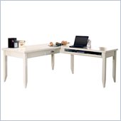 Kathy Ireland Home by Martin Furniture Tribeca Loft White Return for Writing Table