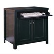 ADD TO YOUR SET: Kathy Ireland Home by Martin Furniture Tribeca Loft  Wood Office Computer Base in Black 