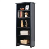 Kathy Ireland Home by Martin Furniture Tribeca Loft Black Bookcase