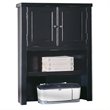 ADD TO YOUR SET: Kathy Ireland Home by Martin Furniture Tribeca Loft Black Desk Hutch with Doors