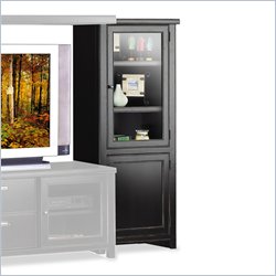 Kathy Ireland Home by Martin Furniture Tribeca Loft Right Pier in Black Finish