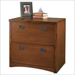 Kathy Ireland Home by Martin Furniture Mission Pasadena 2 Drawer Lateral Wood File Cabinet in Mission-Inspired Finish