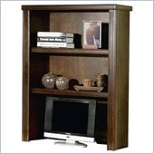 Kathy Ireland Home by Martin Furniture Tribeca Loft Cherry Open Desk Hutch