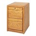 Kathy Ireland Home by Martin Furniture Contemporary 2 Drawer Vertical Wood File Storage Cabinet in Oak