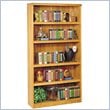 ADD TO YOUR SET: Kathy Ireland Home by Martin Furniture Wood 5 Shelf Waterfall Open Bookcase in Oak