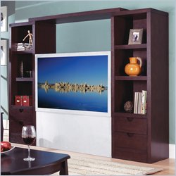 Kathy Ireland Home by Martin Furniture Ashbury Big Screen Entertainment Center in Chocolate Finish