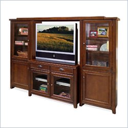 Kathy Ireland Home by Martin Furniture Tribeca Loft Flat Panel/Plasma/LCD Entertainment Center in Cherry Finish