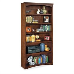 Kathy Ireland Home by Martin Furniture Mission Pasadena 6 Shelf Open Wood Bookcase
