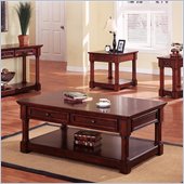 Kathy Ireland Home by Martin Furniture Mount View Cherry Cobblestone Coffee Table