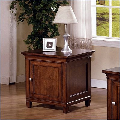 Martin Furniture Bradley Wood End Table in Cherry