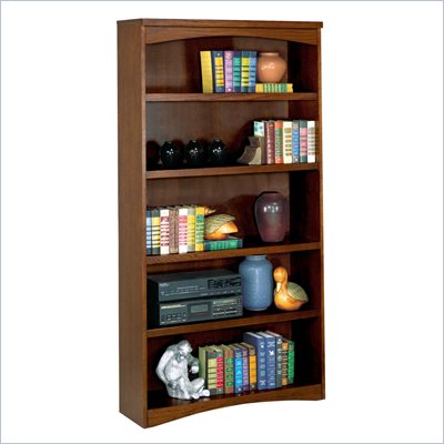 Kathy Ireland Home by Martin Furniture California Bungalow 5 Shelf Open Bookcase