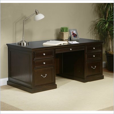 Kathy Ireland By Martin Fulton Office Double Pedestal Executive Desk