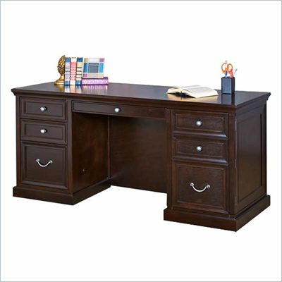 Kathy Ireland By Martin Home Furniture Fulton Wood Office Credenza in Espresso