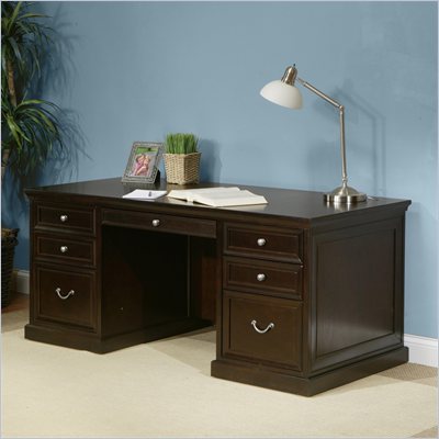 Kathy Ireland By Martin Fulton Office 72" Double Pedestal Executive Desk