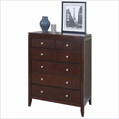 Martin Furniture Grove 6 Drawer Chest in Terra
