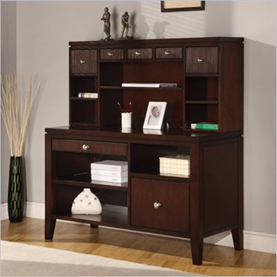 Martin Furniture Grove Internet Credenza with Hutch