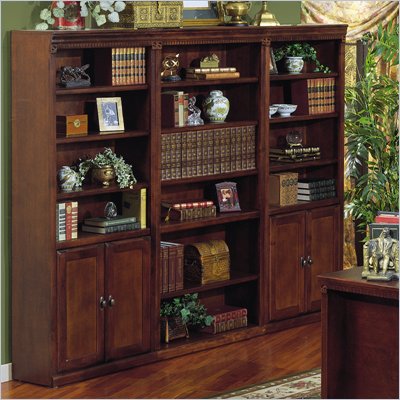 Kathy Ireland Home by Martin Furniture Huntington Club Wall Bookcase