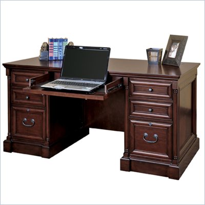 Kathy Ireland by Martin Mount View Efficiency Double Pedestal Desk