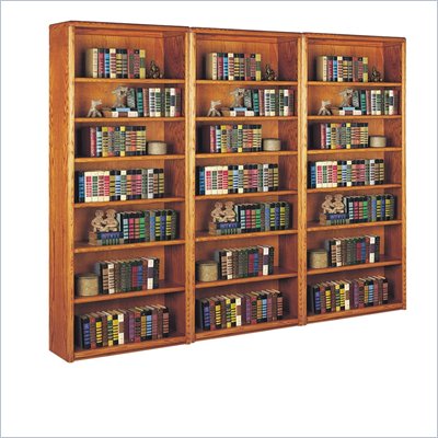 Kathy Ireland Home by Martin Furniture 3 Piece Bookcase Set in Oak  