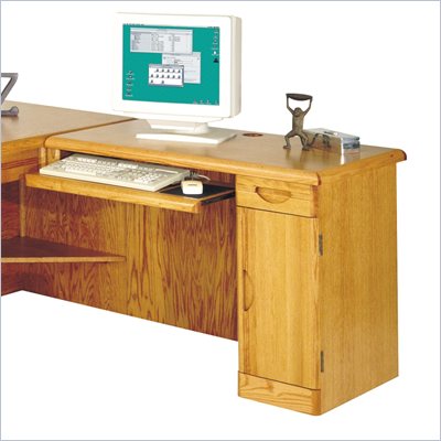 Kathy Ireland Home by Martin Furniture Waterfall Desk for Left Hand Facing Return