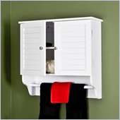 Southern Enterprises Nassau Louvred Wall Cabinet