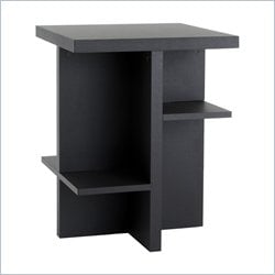 Southern Enterprises Black Contemporary End Table
