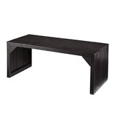 Southern Enterprises Slat Bench/Table in Espresso