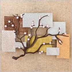Southern Enterprises Abstract Cherry Blossom Wall Sculpture