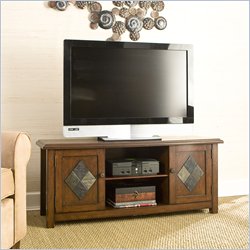 Southern Enterprises Monticello Brown Wood TV Stand