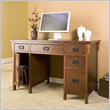 ADD TO YOUR SET: Southern Enterprises Mission Home Office Wood Computer Desk in Mahogany