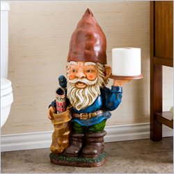 Southern Enterprises Gnome Bathroom Tissue Butler