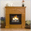 Southern Enterprises Marcus Plantation Oak Fireplace