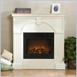 Southern Enterprises Marcus Antique White Fireplace