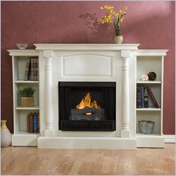 Book Mantle Fireplace