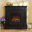 Southern Enterprises Sussex Braid Black Fireplace