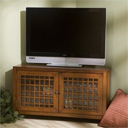 Southern Enterprises Narita Walnut Wood TV Stand