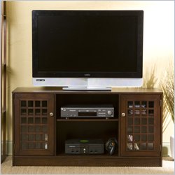 Southern Enterprises Narita Espresso Wood TV Stand