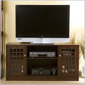 Southern Enterprises Narita Espresso Wood TV Stand