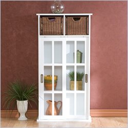 Southern Enterprises Ferdinan Sliding Door Media Cabinet