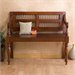 Southern Enterprises Classic Mahogany Bench