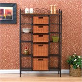 Southern Enterprises Manilla 5 Drawer Kitchen Storage Rack