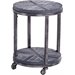 Southern Enterprises Contemporary Black End Table