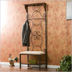 Southern Enterprises Martinique Entryway Storage Bench