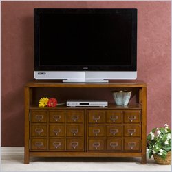 Southern Enterprises Apothecary Double Door Media Stand