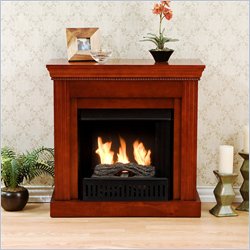 Southern Enterprises Walden Classic Mahogany Fireplace